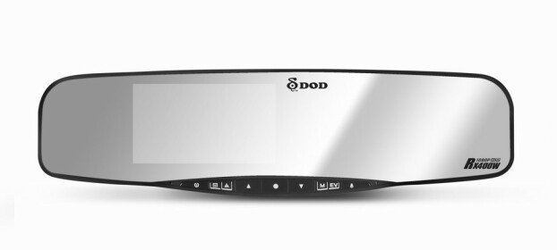 Camera auto DVR DOD RX400W, Full HD, GPS, lentile Sharp, WDR, G senzor, 4.3? LCD + Card 16GB Cadou